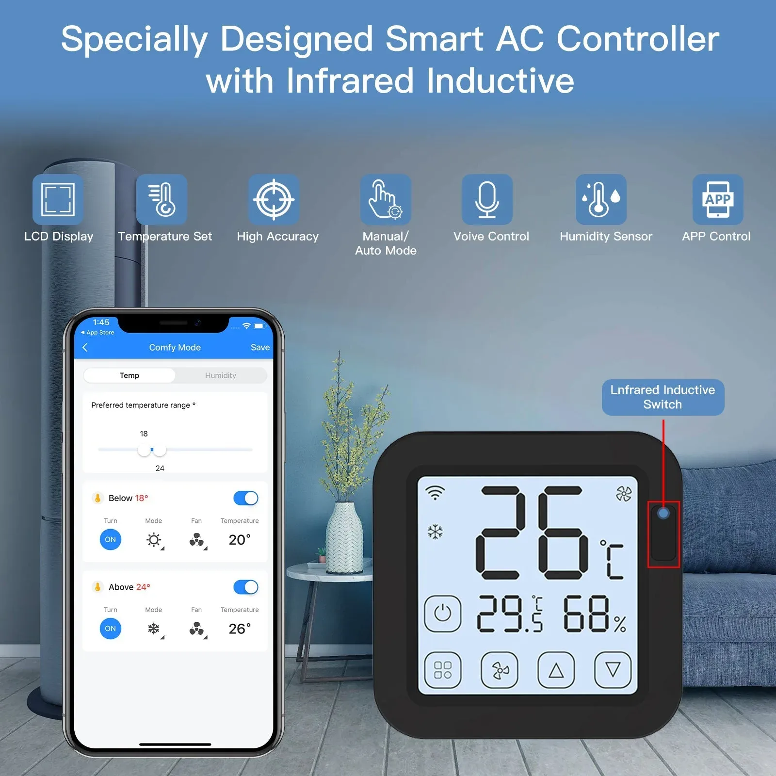 Moes Smart WiFi Thermostat image 3